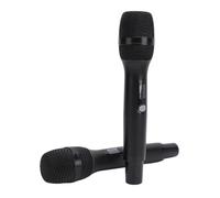 Microfono Wireless Manuale, USB Dinamico Professionale Che Mescola un Microfono Wireless Anti-fil UHF con Ricevitore Ricaricabile per Cantare