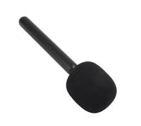 Microfono Wireless, Mic Adattatore per Microfono Wireless Portatile con Schiuma Antivento Maniglia per Microfono da Intervista Leggera per Wireless GO II