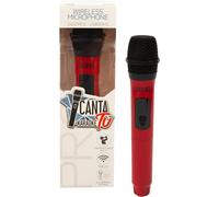 Microfono Wireless per Canta Tu Karaoke PRO Colore Rosso Perfetto per i Duetti