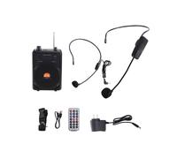 Microfono Wireless per Insegnanti da 48 W 2.4G Portatile Ricaricabile Amplificatore Vocale per Insegnanti e Formazione al Canto