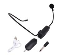 Microfono wireless portatile 2.4G con amplificatore di volume da testa, altoparlante didattico per voce