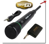 MICROFONO WIRELESS PROFESSIONALE 2 IN 1 PER KARAOKE CON FILO E ANTENNA WI FI