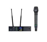 Microfono Wireless Professionale 40M True Diversity EQ Palmare Dinamico In Metallo For Conferenze Sul Palco Dello Spettacolo Riproduzione Chiara Del Suono