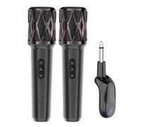 Microfono Wireless Ricaricabile 2 4G con Controllo Muto per Gestione Privacy