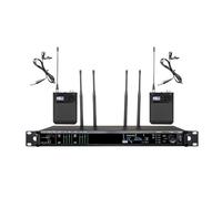 Microfono Wireless True Diversity 600Mhz KSM8 Dinamico da Palco UHF Radio A Capsula KSM9 Compatibilità Universale(Receiver N Lavalier)