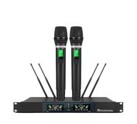Microfono Wireless UHF Professionale Con Cuffia Lavalier, Adatto For Karaoke, Chiesa, Scuola, Palco Qualità Audio Senza Perdita Di Dati