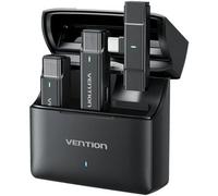 Microfono wireless Vention NCAB0 USB-C doppio con cancellazione del rumore e custodia di ricarica