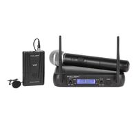 MICROFONO WIRELESS VHF 2 canali WR-358LD 1 x microfono palmare + 1 clip