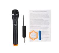 Microfono Wireless X120V A 2 Canali, Portatile For Karaoke, For Feste, Riunioni, Spettacoli, Casa E Scuola Qualità Audio Senza Perdita Di Dati(X110V)