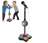 Microfoon standaard per bambini, microfono karaokemicrofoon per bambini | Feesttijdverdrijf, in hoogte scalabile microfoon con microfoon scalabile per mp3-speler
