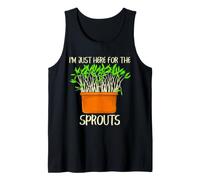 Microgreens Germogli Giardiniere Proprio Qui Giardino Umorismo Atmosfera Canotta