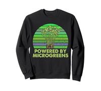 Microgreens Realizzato da Sprouts Vintage Grower Garden Vibe Felpa