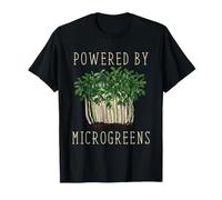 Microgreens Realizzato da Sprouts Vintage Grower Garden Vibe Maglietta