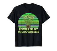 Microgreens Realizzato da Sprouts Vintage Grower Garden Vibe Maglietta