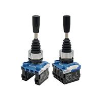 Microinterruttore 1 PZ HKC 22mm Joystick Switch Momentaneo Monolever Cross Rocker Master Switch 2/4-Way Self-Reset Self-Lock 2NO 4NO(Color:4 Way Self Lock)