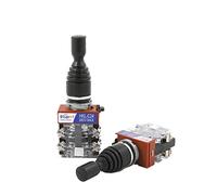 Microinterruttore 1 Pz Joystick Interruttore Monolever Rocker Cross Master Switch 2-Way 4-Way 2NO 4NO Dimensione del foro 22mm HKL-C12 C22 C24(Color:4 Way Self Lock)