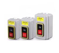 Microinterruttore 1 Pz Pulsante di Controllo di Alimentazione Interruttore Domestico Industriale Trifase elettronico di avviamento Pulsante di Avvio Premere Interruttore BS211B 216B 230B(Color:Bs211b
