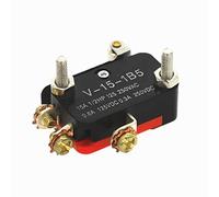Microinterruttore 100Pcs V-15-1B5 Interruttore di Tocco A Scatto Rullo Cerniera Leva SPDT Momentaneo Finecorsa 1NO1NC 10A250V