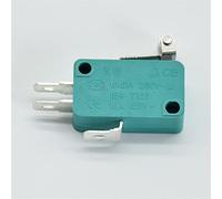 Microinterruttore 2 pezzi Micro finecorsa 16A 250V 125V NO + NC + COM 3 pin SPDT 28mm 52mm Arc Roller Leva Interruttore tattile verde(Kw7-3)