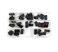 Microinterruttore 3 pin NO/NC Mini interruttore di finecorsa 5 A 250 V CA KW11-3Z Leva ad arco a rullo Azione rapida Microinterruttori a pressione Kit 40 pezzi/scatola