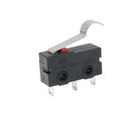 Microinterruttore a barra piegata KW12 3 pin NO/NC Mini interruttore di finecorsa 5 A 250 V CA Interruttore di contatto Microinterruttori 10 pezzi
