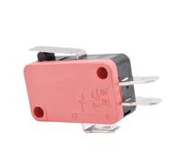 Microinterruttore con finecorsa momentaneo da 16 A 250 V CA 1 NO NC 3 pin Leva e rullo V-15 V-151 V-152 V-153 V-154 V-155(V-151-1C25,5pcs)