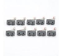 Microinterruttore Finecorsa 10 pezzi Mini finecorsa Braccio leva a rullo SPDT Azione a scatto LOT 3 pin con finecorsa a rullo