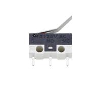 Microinterruttore for auto con microinterruttore di limite piccolo da 10 pezzi rotella scorrimento maniglia ad AR~O a pedale curvo Interruttore del mouse(Bending Platen)