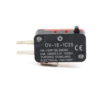 Microinterruttore grande V-15-1C25, punta argentata V-15-IC25 Interruttore di contatto for forno a microonde Interruttore tattile con punta in rame 20 pezzi