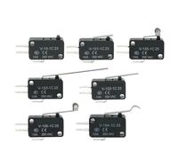 Microinterruttore Interruttore di corsa Interruttore di finecorsa V-15 V-152 V-153 V-154 V-155 V-156-1c25 10A250V 10 pezzi(V-155-1C25)