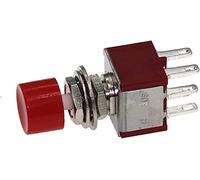 Microinterruttore Interruttore Interruttore 100pcs PS-202 6 Pin SPDT Momentaneo AC 2A/250V 5A/120V Pulsante Interruttore a pulsante 1 NO 1 NC