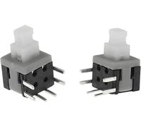 Microinterruttore Interruttore Microinterruttore 100Pcs Kft-5.8 5.8x5.8MM Interruttore a pulsante tattile Latching Side 6Pin High Head Latching Switch