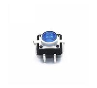 Microinterruttore microinterruttore 100 PZ 12X12X7.3 Pulsante Tattile Interruttore Momentaneo Tatto LED 5 Colori 12X12X7.3mm 12 * 12 * 7.3mm(Color:8)