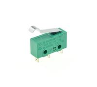 Microinterruttore Microinterruttori 1PC finecorsa 3 pin NO + NC SPDT 3A / 5A 250VAC Mini microinterruttore 17mm 29mm Interruttore a leva con rullo ad arco lungo Microinterruttori(Color:Arc Lever)