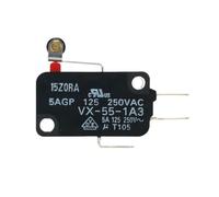 Microinterruttore piccolo serie VX VX-55-1A3 VX-5-1A2 VX-53-1A3 VX-5-1A3 2 pezzi Guscio in plastica(VX-53-1A3)