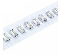 Microinterruttore tattile da 100 pezzi 3X6X2.5MM 3 * 6 * 2.5 SMD Testa a bottone bianco treccia