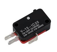 Microinterruttore V-15-1C25 da 10 pezzi, interruttore di finecorsa 1NO 1NC 125V/250V 16A, interruttore a pulsante for porta del forno a microonde, microinterruttore