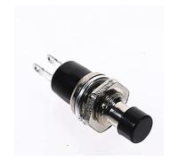 Microinterruttori 10Pcs PBS-110 7MM Interruttore a pulsante momentaneo Premere l'interruttore di ripristino Momentaneo ON Off Pulsante Microinterruttore Normalmente aperto NO(Noir)