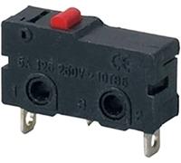 Microinterruttori 5Pcs Mini micro finecorsa NO NC 3 pin Terminali PCB SPDT 5A 125V 250V 29mm Leva ad arco a rulli a spinta a scatto(Without Lever Nc)