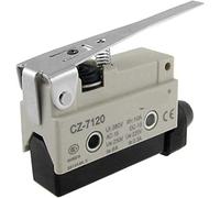 Microinterruttori 6A/AC 250V attuatore a leva cerniera lunga destra Micro interruttore fine corsa 1NO 1NC CZ-7120