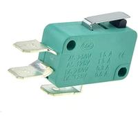 Microinterruttori di finecorsa 16A 250V 125V NO+NC+COM 6.3mm 3 Pin SPDT Microinterruttore 28mm 52mm Arc Roller Leva Interruttore tattile(16mm Lever)