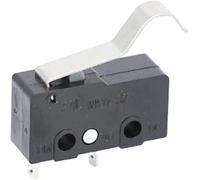 Microinterruttori Pulsante interruttore alimentazione 10 PCS Microinterruttore 2/3 pin NO/NC Mini limite 5A 250VAC KW11-3Z Leva arco rullo azione rapida(2p Curved Handle)