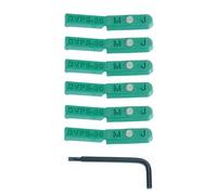 MICROJIG MatchFit Pop Stop (6 pezzi) - Innovativi fermi a coda di rondine per una lavorazione versatile del legno | Design a basso profilo per maschere, slitte, postazioni per troncatrici e altro |