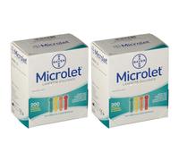 Microlet® Lancette Colorate 200 Pezzi 2x200 pz Lancette