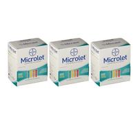 Microlet® Lancette Colorate 200 Pezzi 3x200 pz Lancette
