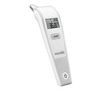 Microlife Ear Termometro Auricolare Infrarossi, 1 Secondo, LED e 30 Memorie | Misurazione in 1 secondo, tecnologia Clean Me, sonda LED, allarme febbre Silent Glow, funzione 3 in 1