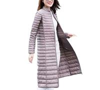 Microlight Traveler Down Parka Donna Giù Parka Lady Soprabiti, Kaki, XXL