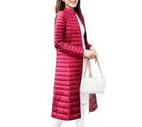 Microlight Traveler Down Parka Donna Giù Parka Lady Soprabiti, Rosso, M