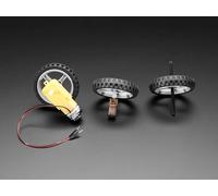 MicroMaker Kit robotico per scopi educativi Black Multi-Hub Wheel per motore TT/Lego o N20, diametro 65 mm, SKU 4205