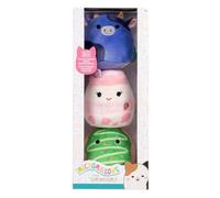 Micromallows SQMM0193-Confezione da 3 mini squishmallows, 6,5 cm di peluche (contenuto, Amelie, Daisuke)